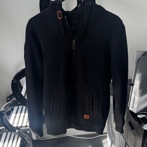Men’s Black Hoodie Jacket